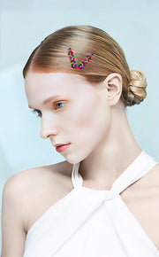 Petite Bloom Magnetic Clip · Silver Grace - MOGHANT