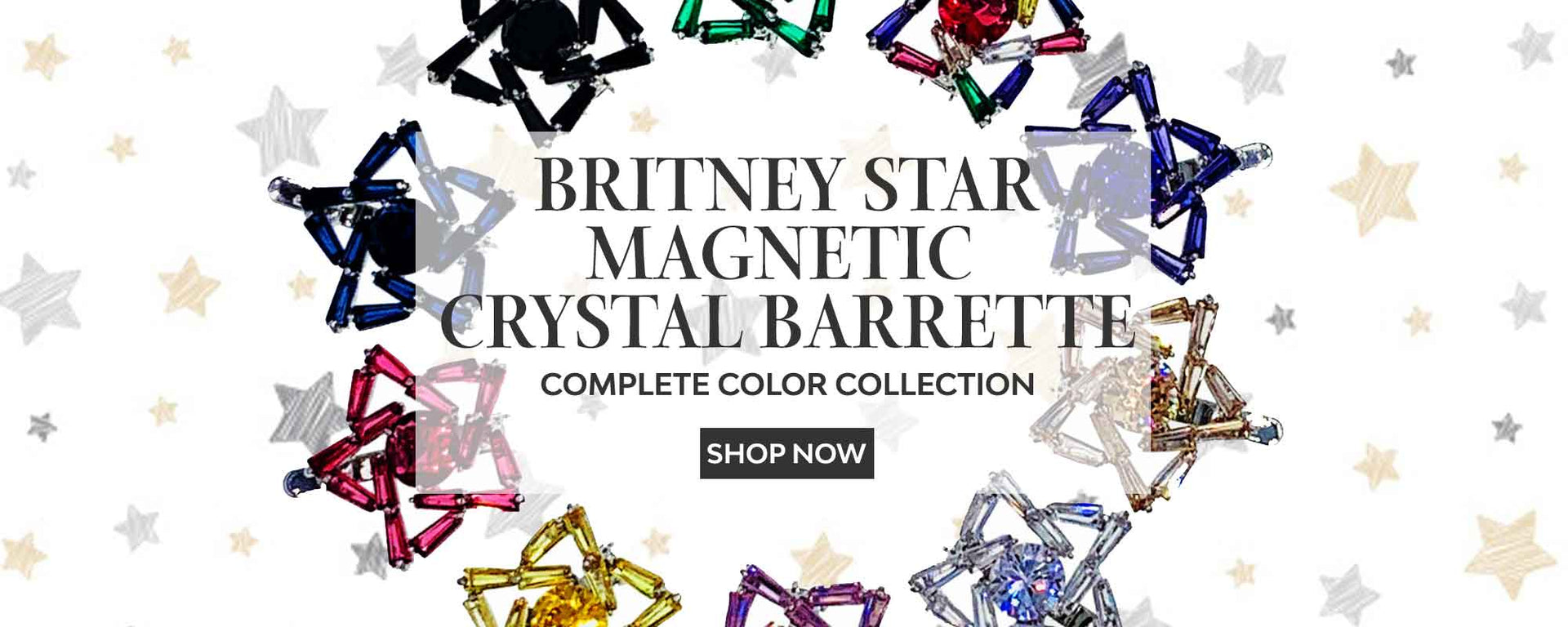 Moghant Britney Star Magnetic Magnet Barrette