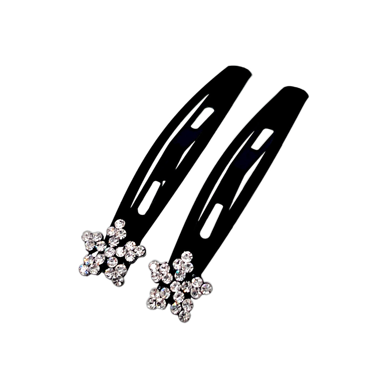 Flower Crystal Click-Clack Clip · C37
