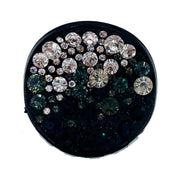 Elsie GEO Circle Handmade Acrylic Hair Claw JAW Rhinestone Crystal Hairpin, Hair Claw - MOGHANT