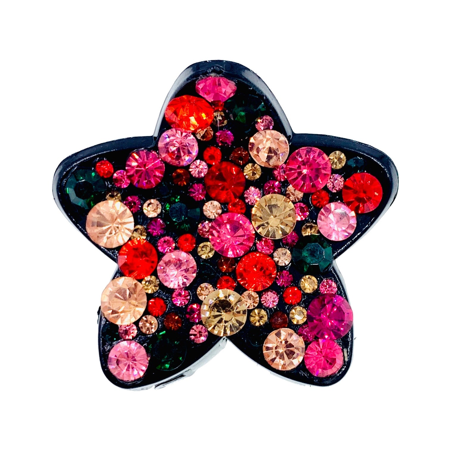 Elsie GEO Star Handmade Acrylic Hair Claw JAW Rhinestone Crystal Hairpin, Hair Claw - MOGHANT