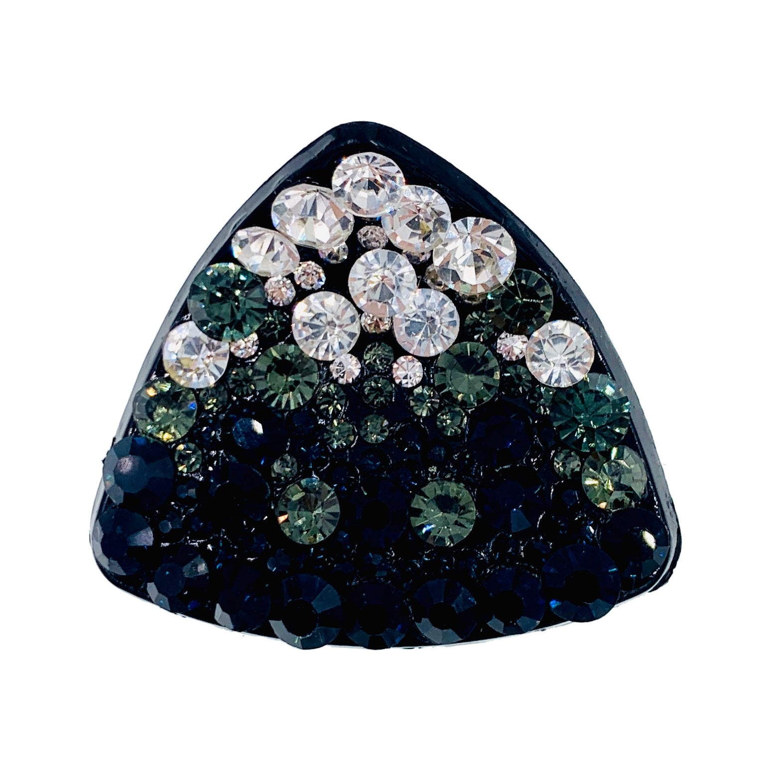 Elsie GEO Triangle Handmade Acrylic Hair Claw JAW Rhinestone Crystal Hairpin, Hair Claw - MOGHANT