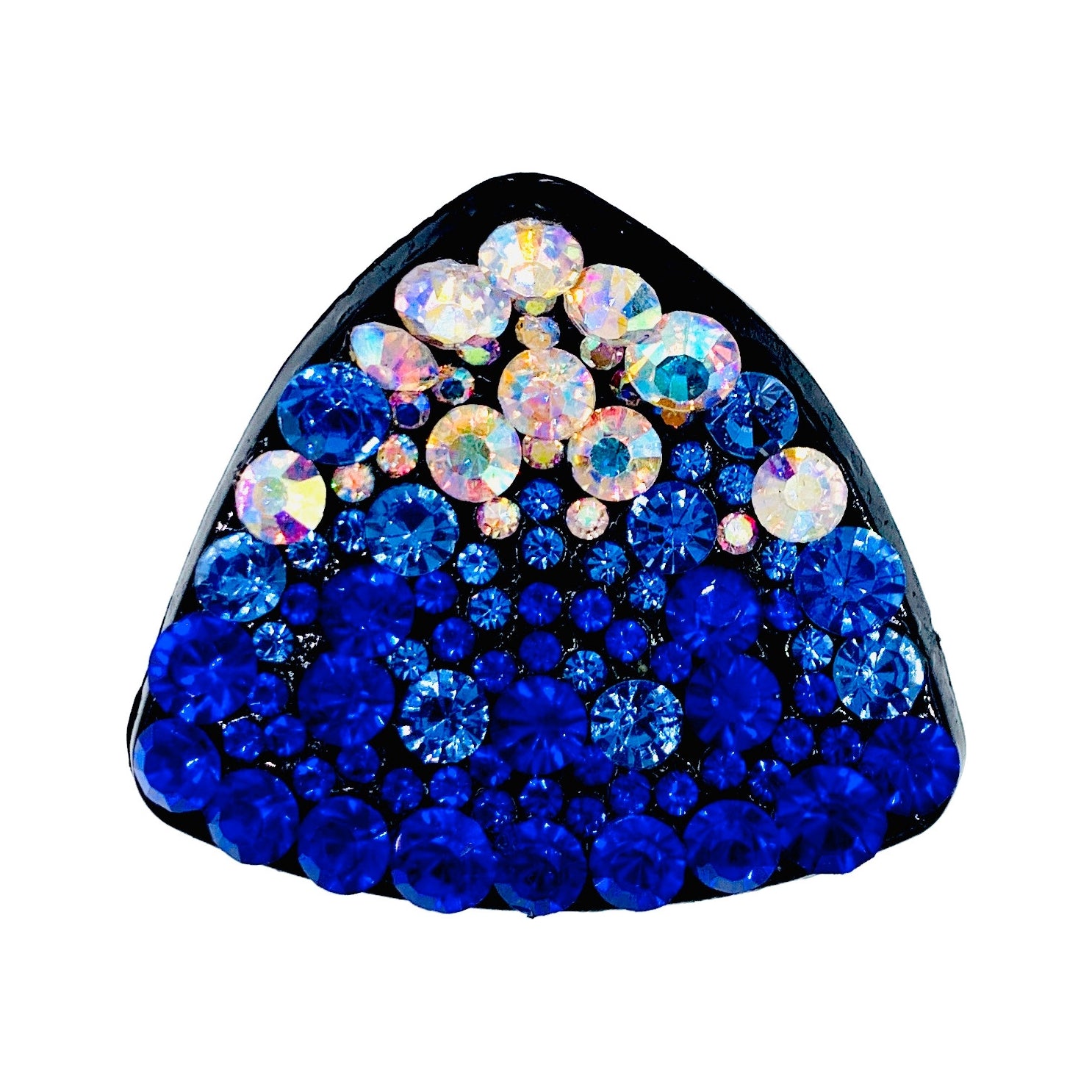 Elsie GEO Triangle Handmade Acrylic Hair Claw JAW Rhinestone Crystal Hairpin, Hair Claw - MOGHANT