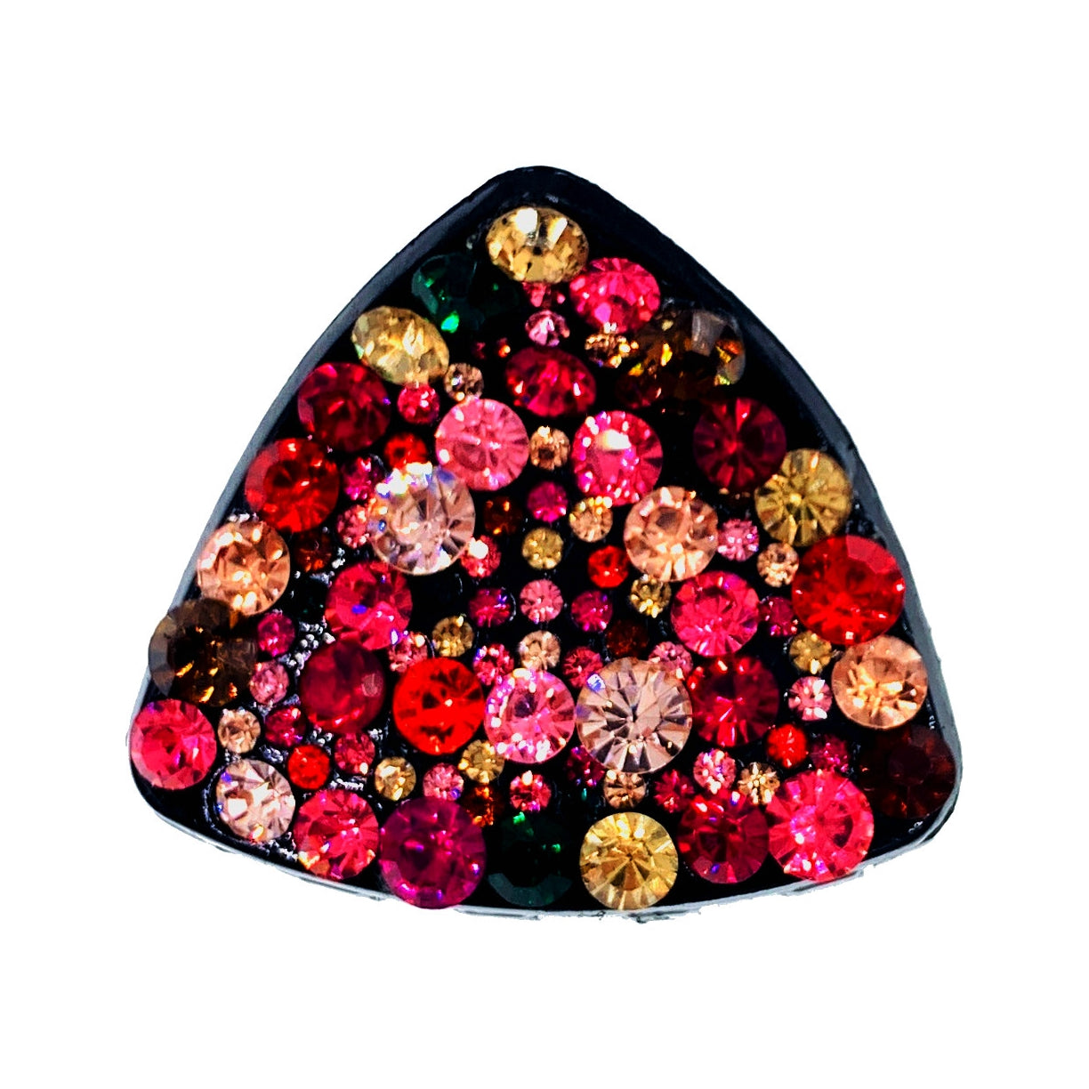 Elsie GEO Triangle Handmade Acrylic Hair Claw JAW Rhinestone Crystal Hairpin, Hair Claw - MOGHANT