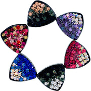 Elsie GEO Triangle Handmade Acrylic Hair Claw JAW Rhinestone Crystal Hairpin, Hair Claw - MOGHANT