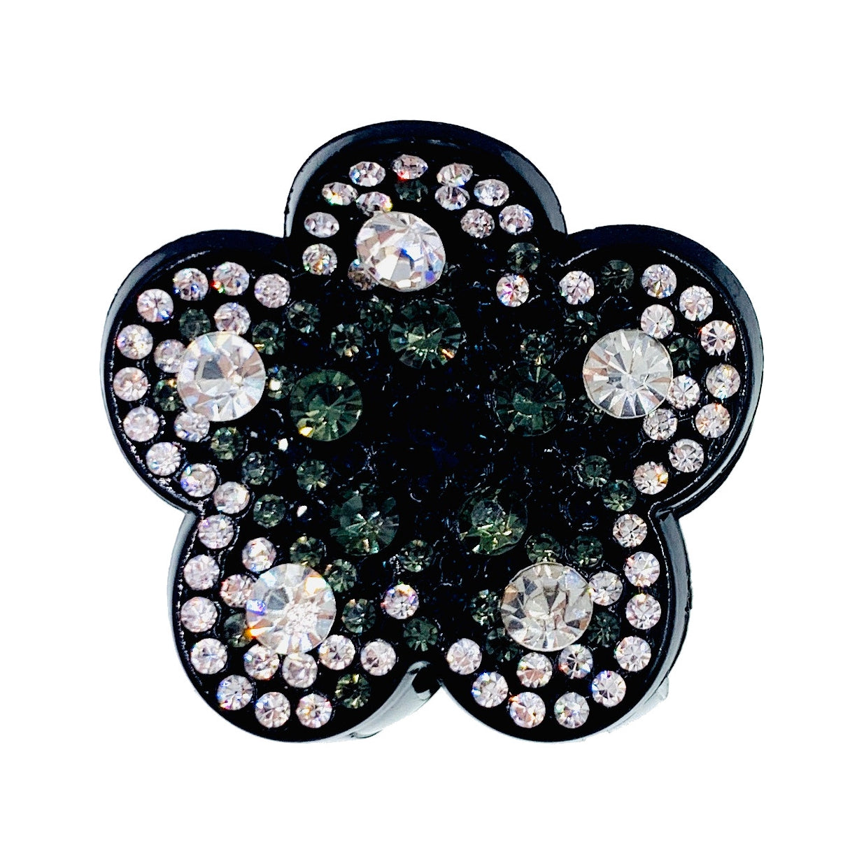 Elsie GEO Flower Handmade Acrylic Hair Claw JAW Rhinestone Crystal Hairpin, Hair Claw - MOGHANT