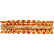 Evonne Geo Barrette Cubic Zirconia CZ Crystal Swarovski Elementary Crystal, Barrette - MOGHANT