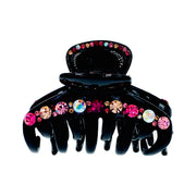 Claire Handmade Chunky Acrylic Hair Claw JAW Clip use Swarovski Elementary Crystal Hairpin, Hair Claw - MOGHANT