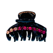 Claire Handmade Chunky Acrylic Hair Claw JAW Clip use Swarovski Elementary Crystal Hairpin, Hair Claw - MOGHANT