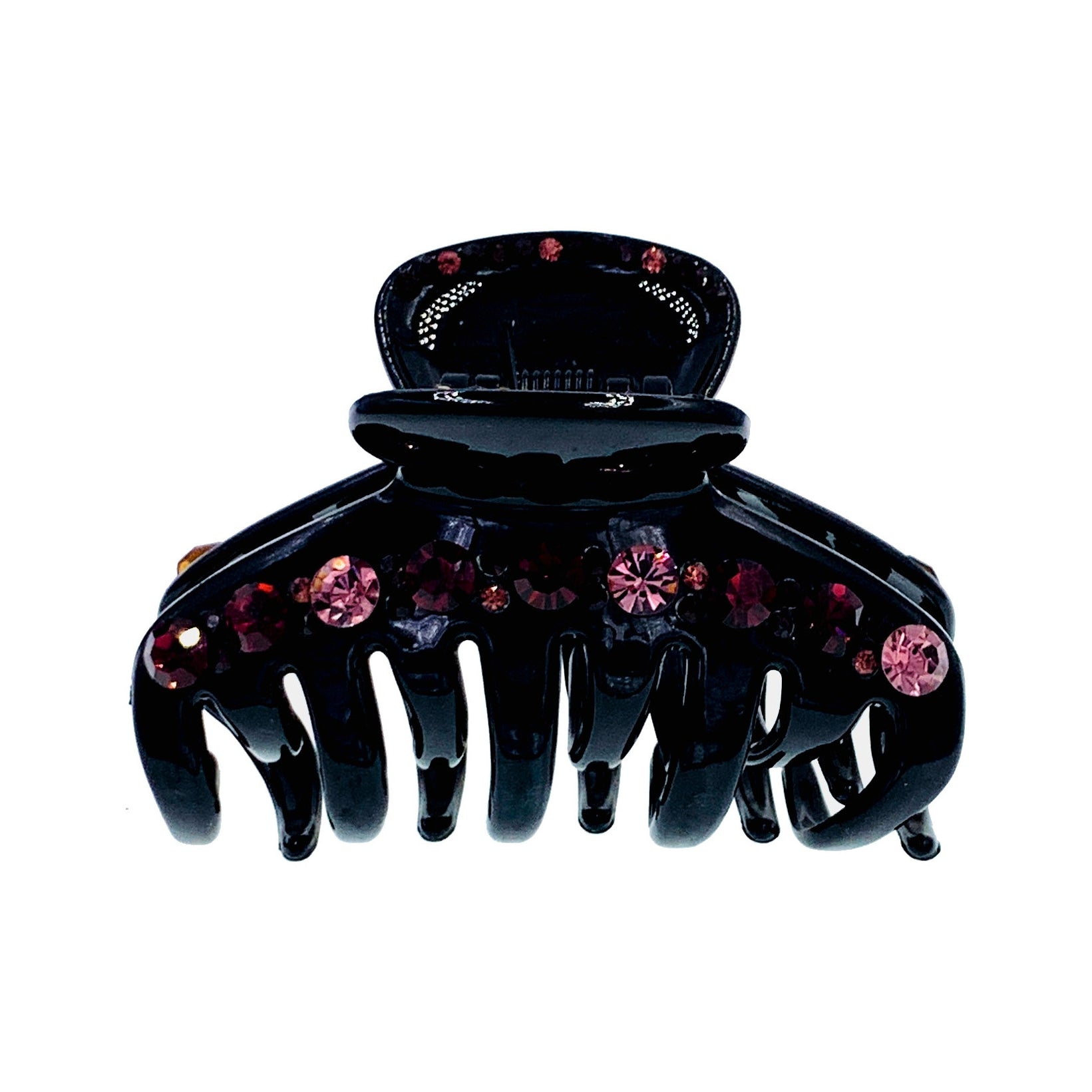 Claire Handmade Chunky Acrylic Hair Claw JAW Clip use Swarovski Elementary Crystal Hairpin, Hair Claw - MOGHANT