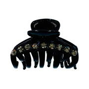 Claire Handmade Chunky Acrylic Hair Claw JAW Clip use Swarovski Elementary Crystal Hairpin, Hair Claw - MOGHANT