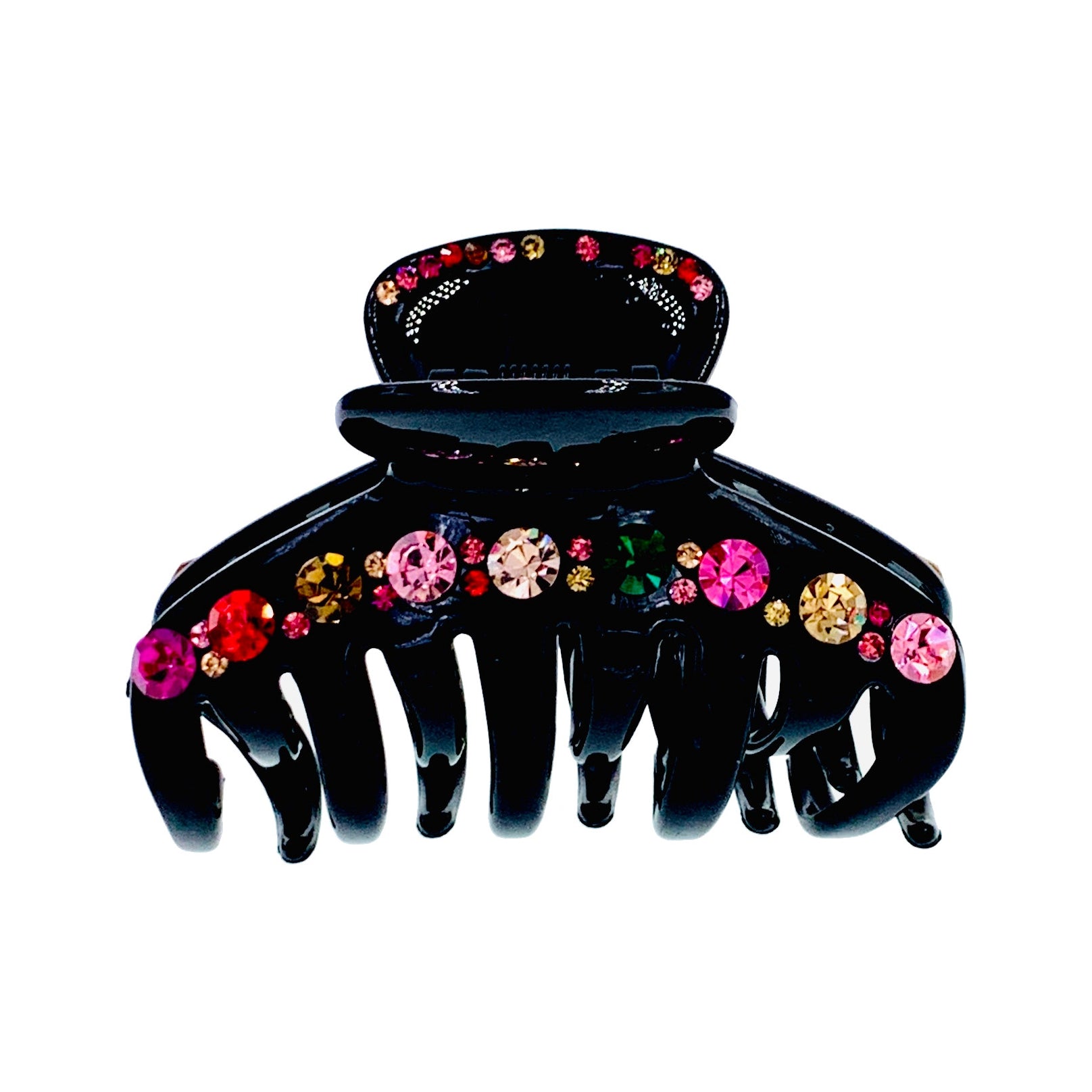 Claire Handmade Chunky Acrylic Hair Claw JAW Clip use Swarovski Elementary Crystal Hairpin, Hair Claw - MOGHANT