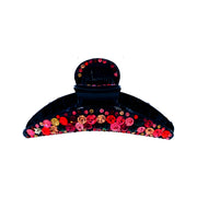 Dale CLASSIC Handmade Heart Acrylic Hair Claw JAW Clip Rhinestone Crystal Hairpin, Hair Claw - MOGHANT