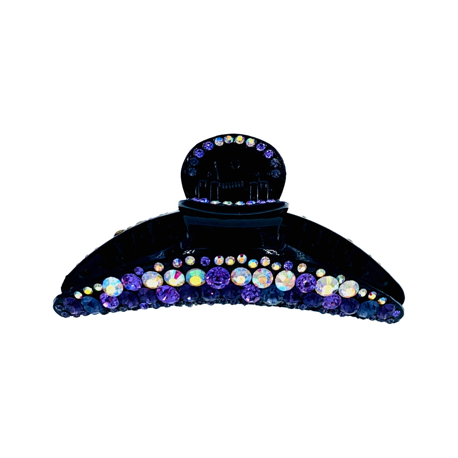 Dale CLASSIC Handmade Heart Acrylic Hair Claw JAW Clip Rhinestone Crystal Hairpin, Hair Claw - MOGHANT