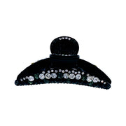 Dale CLASSIC Handmade Heart Acrylic Hair Claw JAW Clip Rhinestone Crystal Hairpin, Hair Claw - MOGHANT