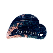 Geneva Handmade Heart Acrylic Hair Claw JAW Clip Rhinestone Crystal Hairpin, Hair Claw - MOGHANT