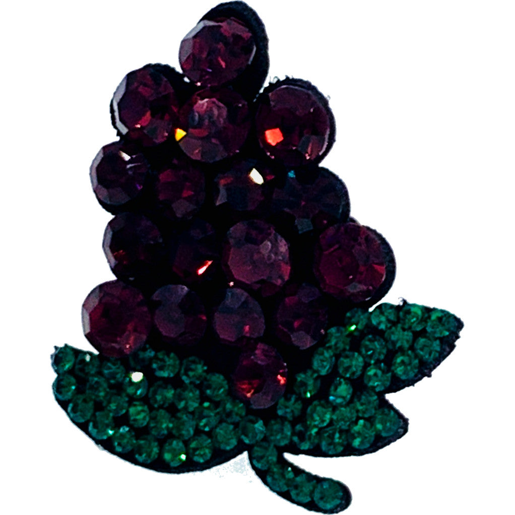 Handmade Grape Ponytail Holder Scrunchies made with Swarovski  ELM Crystal Hair Rope Wrap, Ponytail Holder - MOGHANT