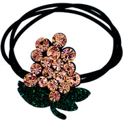 Handmade Grape Ponytail Holder Scrunchies made with Swarovski  ELM Crystal Hair Rope Wrap, Ponytail Holder - MOGHANT