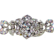 Teresa Small Rose Hair Claw Jaw Clip use Rhinestone Crystal, Hair Claw - MOGHANT