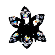 Star Grass Hair Claw Jaw Clip Rhinestone Crystal, Hair Claw - MOGHANT