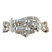 Teresa Small Rose Hair Claw Jaw Clip use Rhinestone Crystal, Hair Claw - MOGHANT