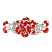 Teresa Small Rose Hair Claw Jaw Clip use Rhinestone Crystal, Hair Claw - MOGHANT