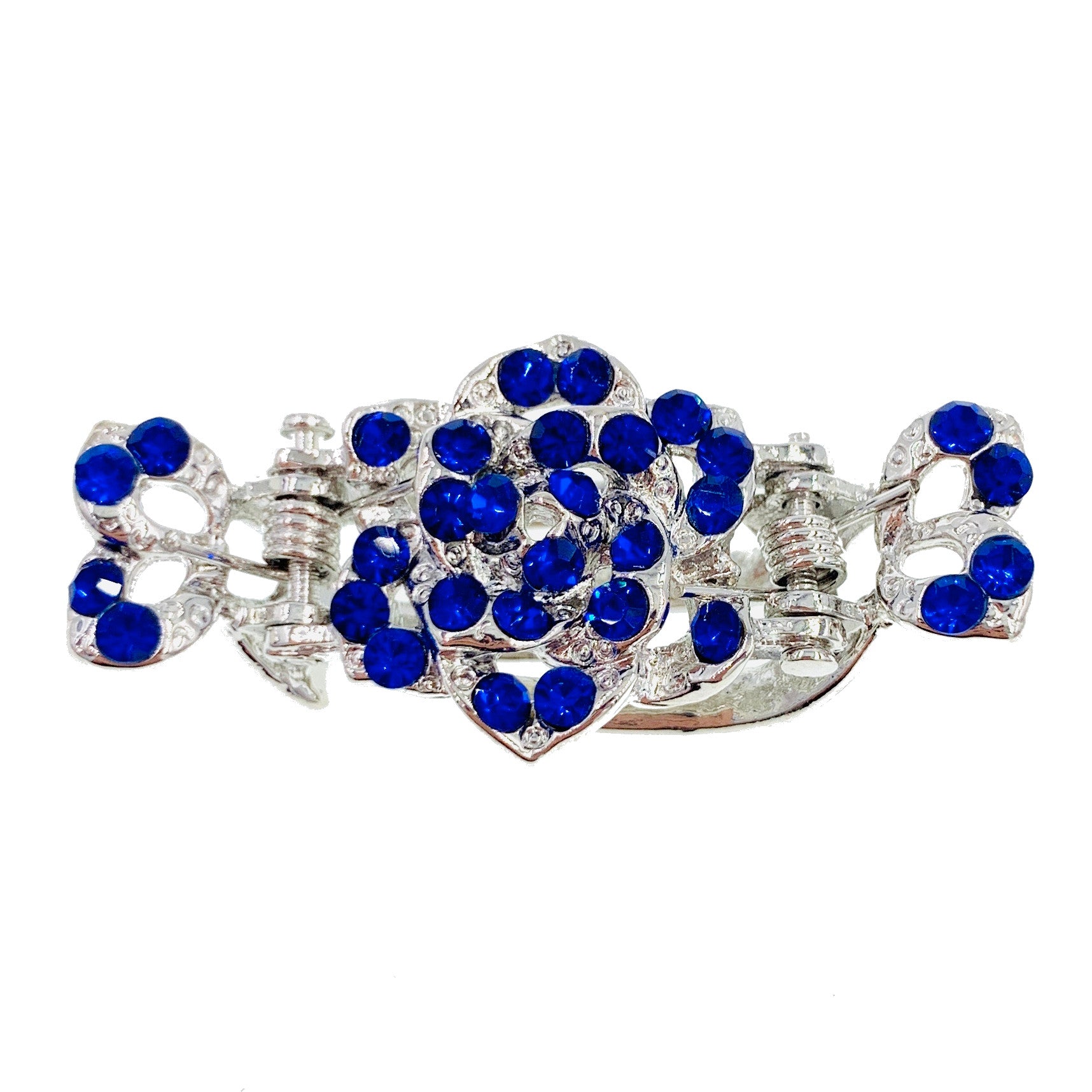 Teresa Small Rose Hair Claw Jaw Clip use Rhinestone Crystal, Hair Claw - MOGHANT