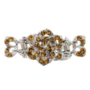 Teresa Small Rose Hair Claw Jaw Clip use Rhinestone Crystal, Hair Claw - MOGHANT
