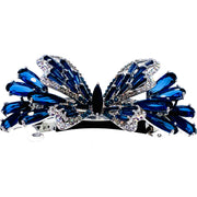 Margaretta Butterfly Barrette Cubic Zirconia CZ  Swarovski Elementary Crystal, Barrette - MOGHANT