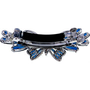 Margaretta Butterfly Barrette Cubic Zirconia CZ  Swarovski Elementary Crystal, Barrette - MOGHANT