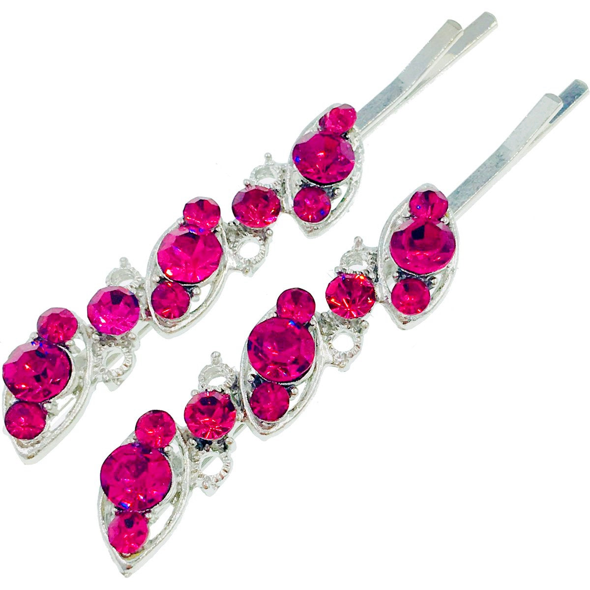 Little Olives Bobby Pin Hairpin Pair Rhinestone, Bobby Pin - MOGHANT