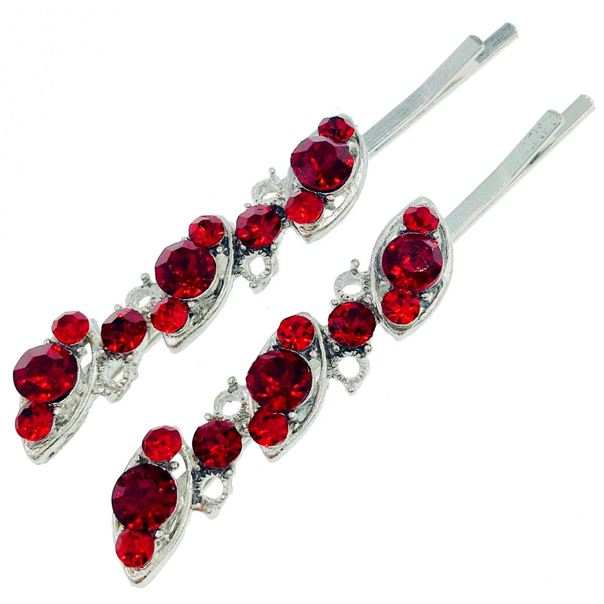 Little Olives Bobby Pin Hairpin Pair Rhinestone, Bobby Pin - MOGHANT