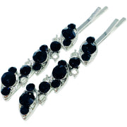 Little Olives Bobby Pin Hairpin Pair Rhinestone, Bobby Pin - MOGHANT
