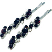 Little Olives Bobby Pin Hairpin Pair Rhinestone, Bobby Pin - MOGHANT