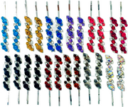 Little Olives Bobby Pin Hairpin Pair Rhinestone, Bobby Pin - MOGHANT