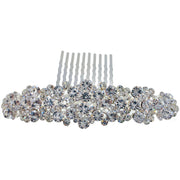 Starry Floral Wide Hair Comb made with Swarovski Crystal, Hair Comb - MOGHANT