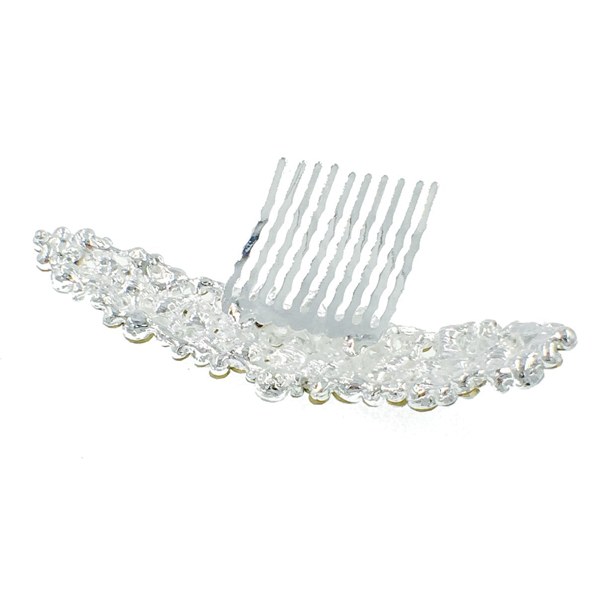 Starry Floral Wide Hair Comb made with Swarovski Crystal, Hair Comb - MOGHANT