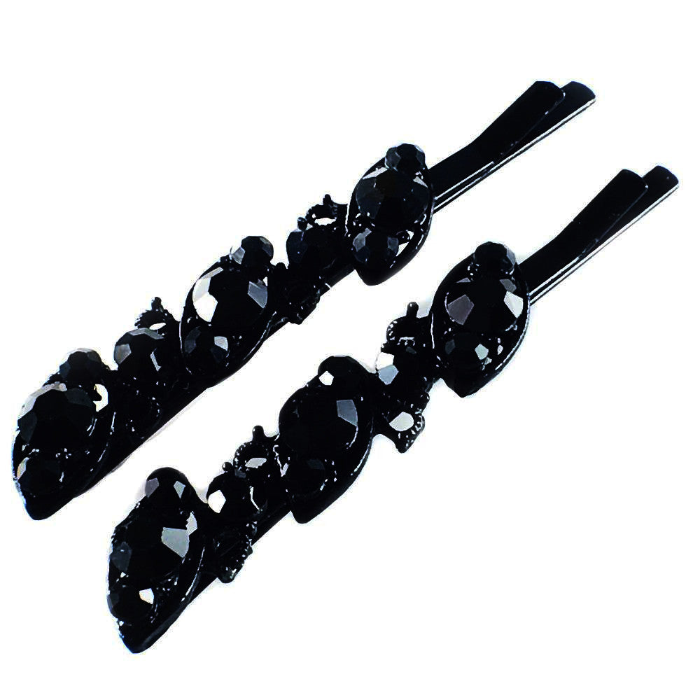 Little Olives Bobby Pin Hairpin Pair Rhinestone, Bobby Pin - MOGHANT
