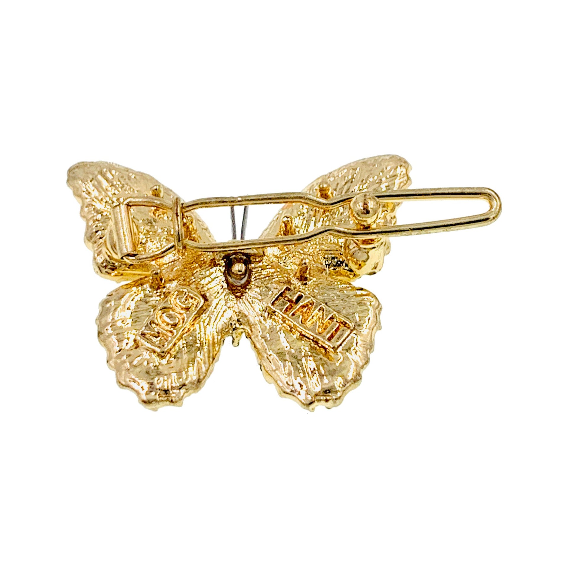 Lucinda Butterfly Hair Clip use Swarovski Elementary Crystal, Hair Clip - MOGHANT