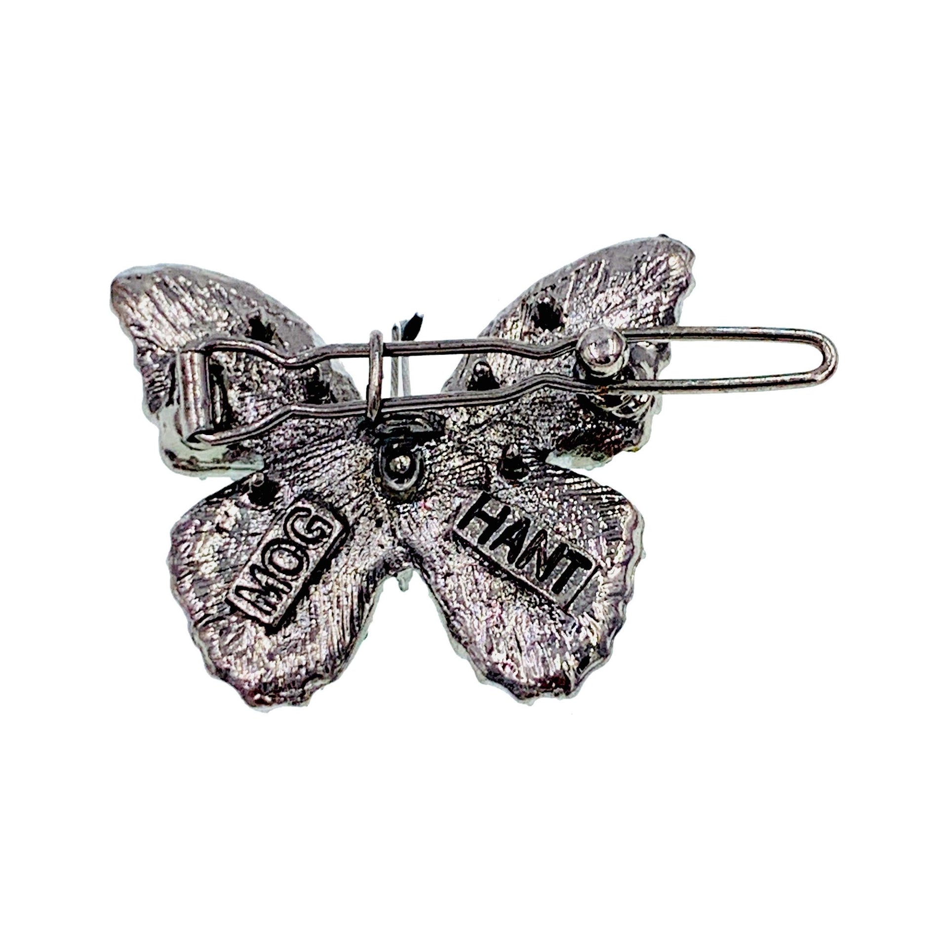 Lucinda Butterfly Hair Clip use Swarovski Elementary Crystal, Hair Clip - MOGHANT
