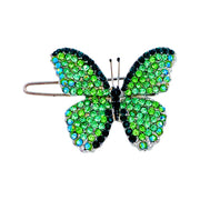 Lucinda Butterfly Hair Clip use Swarovski Elementary Crystal, Hair Clip - MOGHANT