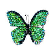 Lucinda Handmade Small Butterfly Brooch Pin use Swarovski Elementary Crystal, Brooch - MOGHANT