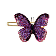 Lucinda Butterfly Hair Clip use Swarovski Elementary Crystal, Hair Clip - MOGHANT