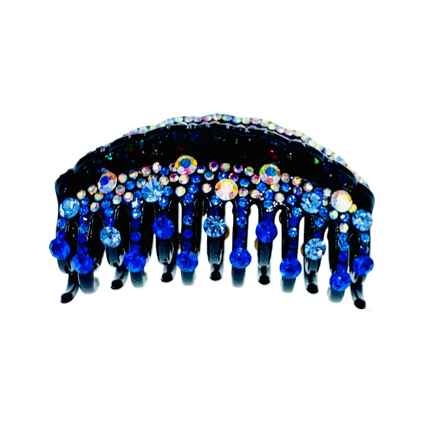 Daphne Handmade Acrylic Flower Hair Claw JAW  use Swarovski Elemental Crystal, Hair Claw - MOGHANT