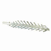 Fern Leaf Hair Clip Rhinestone Crystal silver base Clear, Hair Clip - MOGHANT