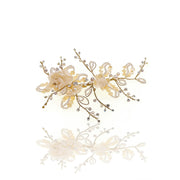 Elysian Handwoven Blossom Vine Bridal Hair Clip - MOGHANT