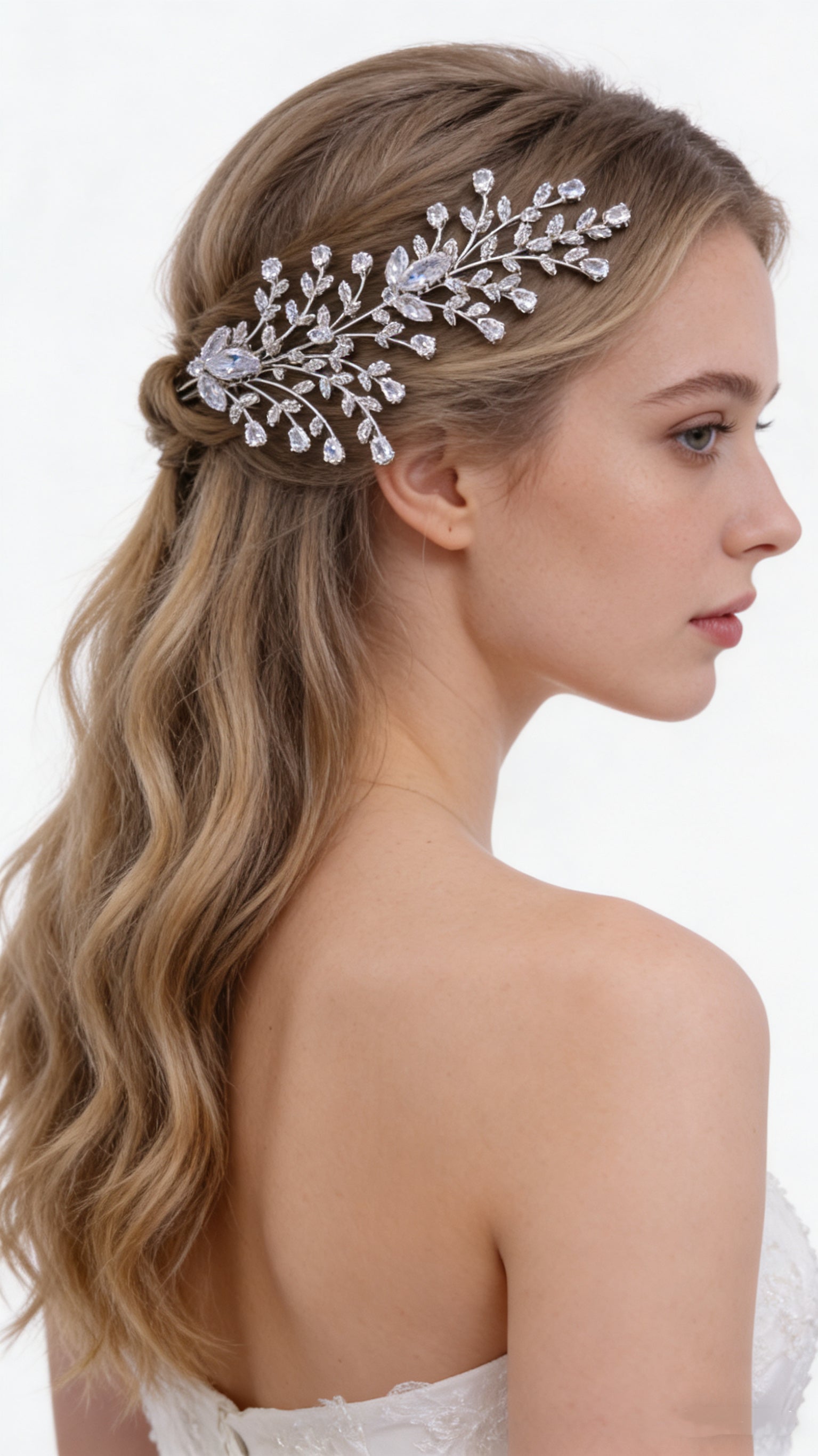 Aurora Whispering Vine Bridal Hair Clip - MOGHANT