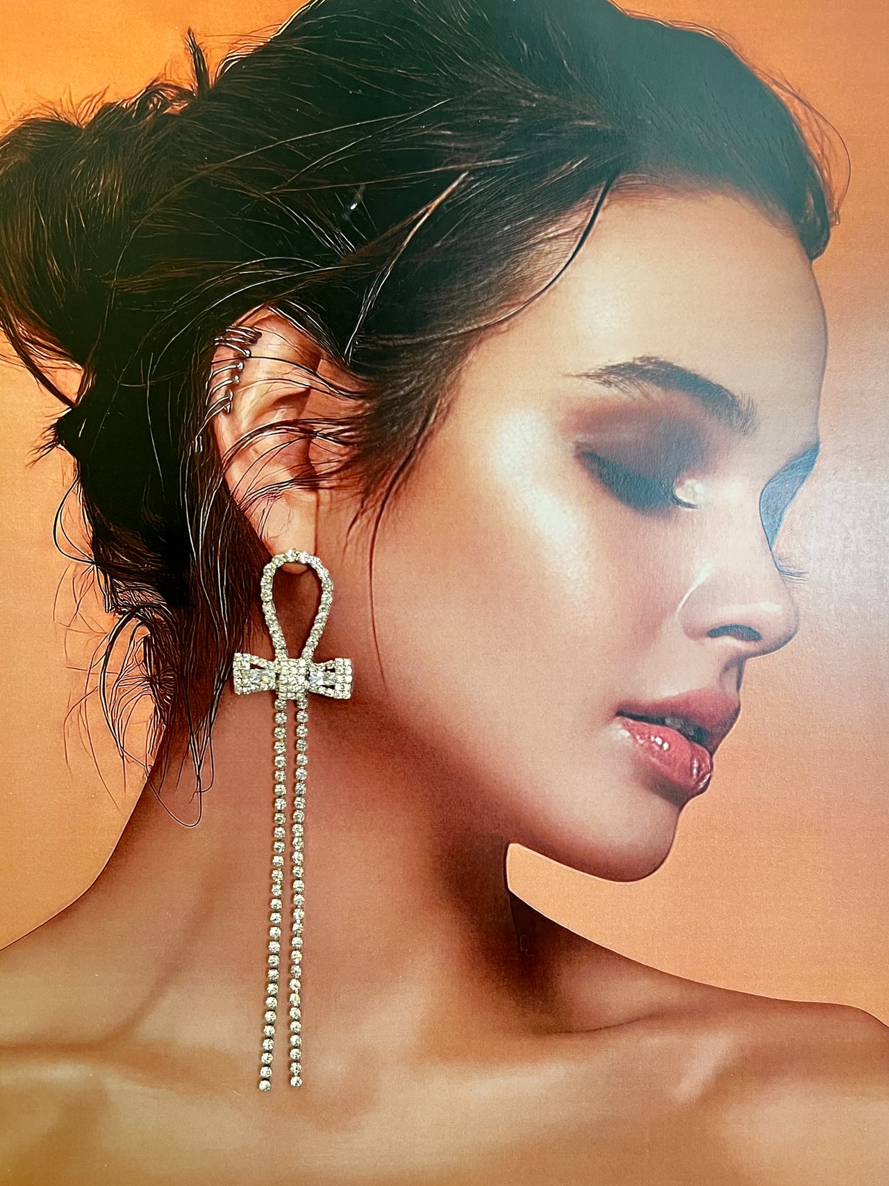 Lueur de Ruban Bow Earrings