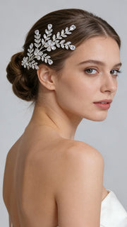 Aurora Blossom Vine Bridal Hair Clip - MOGHANT