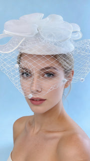 ✅Voile Élégance Floral Fascinator F3028 - MOGHANT